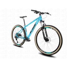 Bicicleta Aro 29 KSW XLT100 Com 12 Toda Relação 1x12 Completa Absolute Catraca 11/52 dentes Freio Hidraulico Suspensão com trava,15,Azul Preto