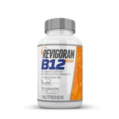 Revigoran Vitamina B12 2,4mcg Nutrends 60 Cápsulas, Sem Sabor