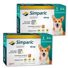 Simparic Antipulgas 10,1 A 20kg - Kit 2 Unidades