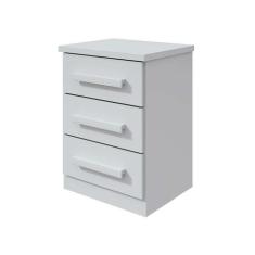 Mesa de Cabeceira Baião 3 GV Branca - Lopas