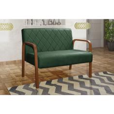 Sofá 2 Lugares Namoradeira Lara Decoração Sala Quarto Recepção