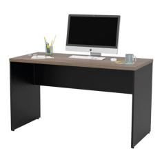 Mesa De Escritório Escrivaninha 1.20x60 Tampo 30mm Netmobil, Nogal