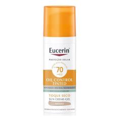 Protetor Solar Eucerin Sun Oil Control Tinted FPS 70 – 50g Médio-Unissex