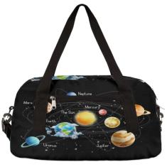 Bolsa de viagem para crianças durante a noite para adolescentes, meninos, meninas, bolsa de dança, pequena bolsa esportiva de ginástica, bolsa de viagem, Multicolorido8