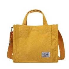Bolsa Feminina Modelo Tiracolo Transversal Necessaire Casual (Amarelo)