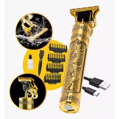 Dragon Máquina de Cortar Cabelo e Barba - Barbeador para Homens Adultos