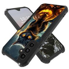 Qindaiwen Capa para Samsung Galaxy S24 Plus, resistente à prova de choque com parte traseira rígida de acrílico, capa protetora fina à prova de choque de grau militar para Samsung Galaxy S24 Plus,