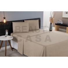 Jogo De Lençol Micropercal 400 Fios Casal 3 Peças Imperdível - BEAUTY 