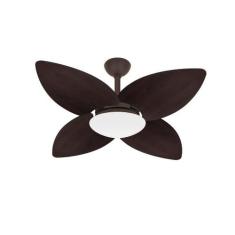 Ventilador De Teto Marrom Winds 4 Pás Econômico Ventax 220V, 220V