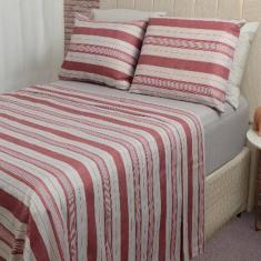 Jogo De Cama Duplo Queen 4 Peças 140 Fios 250x240cm Loretto Realce Premium - Sultan