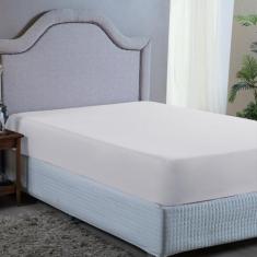 Lençol 400 Fios Cama Casal Padrão 30cm Altura com Elástico Toque Macio