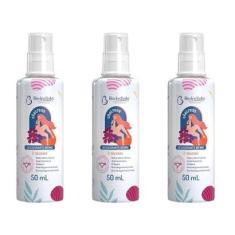 Kit 3x Desodorantes Íntimo Colágeno Ácido Hialurônico Delicada 50ml-Unissex