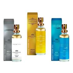 Kit 3 Perfume Masculino Amakha Imortal Fortune Exclusive Cod