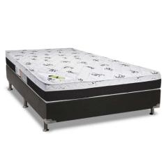 Cama Box Casal: Colchão Ortopédico Luckspuma D33/AG65 Aspen 50 + Base 