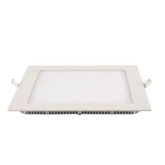 Plafon Led Tech Slim Embutir Quadrado 12w - 3000k luz amarela - Blumenau Iluminação