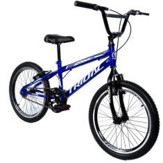 Bicicleta Aro 20 Infantil Bmx Cross Tridal Bike, 14, Azul