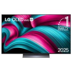 Smart TV 4K LG AI 65" Polegadas Processador α9 Gen8, WebOS 25 e Wi-Fi - OLED65C5PSA