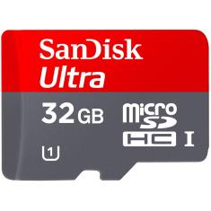 Cartão Micro sd Ultra Classe 10 32GB com adaptador - Sandisk