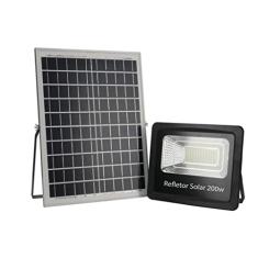 Refletor LED Solar 200W Branco Frio