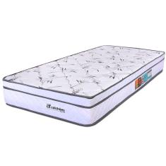 Colchão Solteirão Molas Ensacadas Individualmente com Pillow Top Certificado Wave 97x203x21cm - BF Colchões