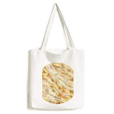 Sacola de lona com estampa japonesa de grafite natural bolsa de compras casual