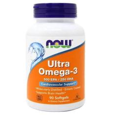 Ultra ômega-3 500 Epa- 250 Dha, 90 Cápsulas, Now