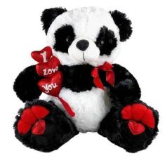 Urso Panda De Pelúcia 34 Cm