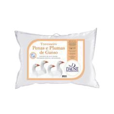 Travesseiro Daune 20% Plumas de Ganso e 80% Penas Confortável