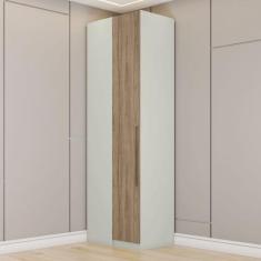 Guarda-Roupa Solteiro Modulado Seletto 1 Porta Areia/Jequitibá - Henn,