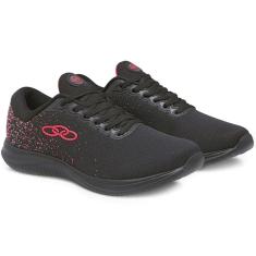 Tênis Olympikus Venus 2 Feminino - Preto e Rosa