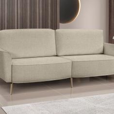 Sofá Vênus 220 Cm Linho,proporciona Um Conforto Incomparável. Marfim