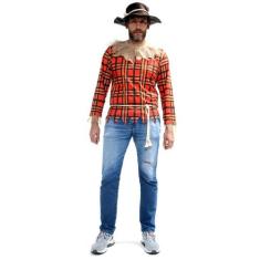 Fantasia Espantalho Adulto Halloween Abrakadabra Fantasias - Sulameric