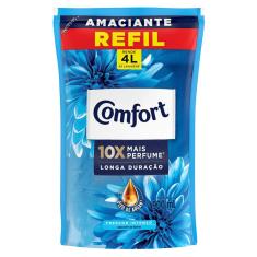 Amaciante Concentrado Comfort Frescor Intenso 900ml Refil
