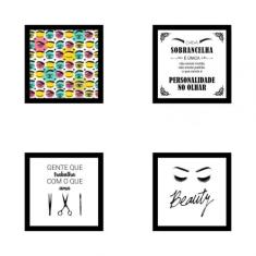 Kit De Quadros Decorativos Em Mdf Designer Sobrancelhas 11 - New Decor