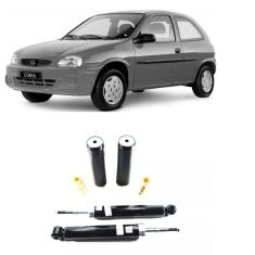 Amortecedor + Kit Batente Traseiro Corsa 1994 Até 2002 1,0 1,4 1,6 1,8 8V,16V - Hatch