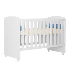 Berço Com Rodízios Amour P14 Branco - Mpozenato