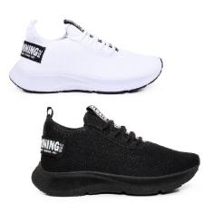 Kit 02 Pares Tênis para Academia Masculino BF Shoes-Masculino