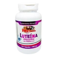 Luteina Zeaxantina + Vitamina C e A 500mg 120 Cápsulas - Rei Terra, Se