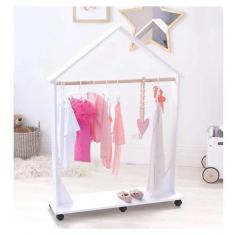 Roupeiro Cabideiro Infantil Rebeca 100% Mdf (quarto Criança)