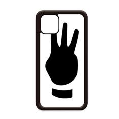 Capa com desenho de três gestos para iPhone 12 Pro Max para Apple Mini Mobile Case