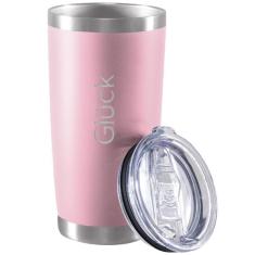 Copo Térmico Para Cerveja Lucky 591ml Salmon Gluck