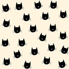 Papel de Parede Gatos Pretos