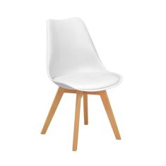 Cadeira Eames Wood Leda Design - Branca