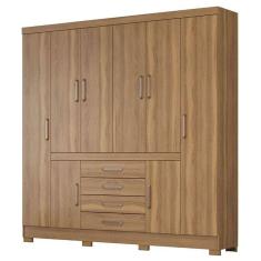 Guarda Roupa Casal New Realce Amêndola Touch - Demóbile