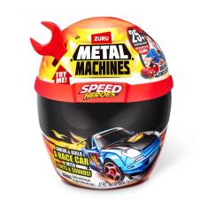 Capacete Surpresa Metal Machines Speed Hero 25 Peças Carrinho Desmontável Colecionável - Candide