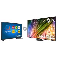 Combo Samsung AI TV 85&quot; Neo QLED 4K 85QN85D 2024 + Smart TV 32&quot; Tizen HD 32T4300