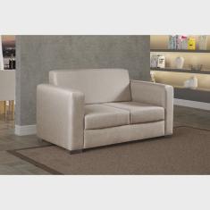 Sofá para Sala de Estar 2 Lugares 150cm Liso Basic