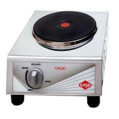 Fogão Eletrico Layr Topázio 1 Boca 2.0 Inox Termostato 220V