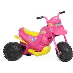 Moto Elétrica Infantil XT3 Fashion Rosa Bandeirante