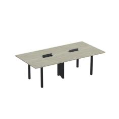 Mesa Reunião 240cm X 120cm Mrcpb2412 Preto/Grafito